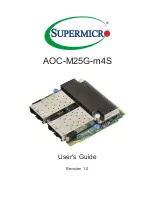 Supermicro AOC-M25G-m4S User Manual preview