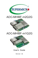 Preview for 1 page of Supermicro AOC-MHIBF-m1Q2G User Manual