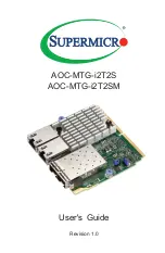 Preview for 1 page of Supermicro AOC-MTG-i2T2S User Manual