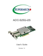 Supermicro AOC-S25G-i2S User Manual preview