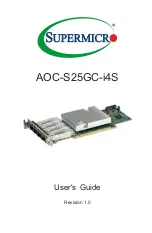 Preview for 1 page of Supermicro AOC-S25GC-i4S User Manual