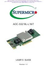 Supermicro AOC-S3216L-L16iT User Manual preview