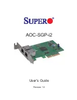 Supermicro AOC-SGP-i2 User Manual preview