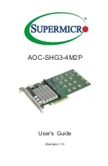 Supermicro AOC-SHG3-4M2P User Manual предпросмотр