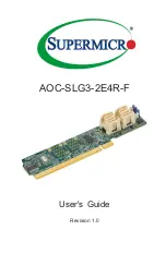 Предварительный просмотр 1 страницы Supermicro AOC-SLG3-2E4R-F User Manual