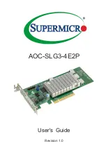 Supermicro AOC-SLG3-4E2P User Manual preview