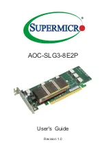 Preview for 1 page of Supermicro AOC-SLG3-8E2P User Manual