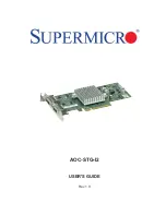 Supermicro AOC-STG-I2 User Manual preview