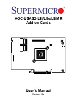 Supermicro AOC-USAS2-L8e User Manual preview