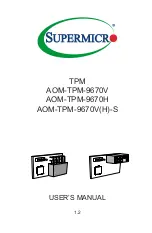 Supermicro AOM-TPM-9670H User Manual preview