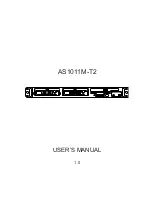 Supermicro AS-1011M-T2 User Manual предпросмотр