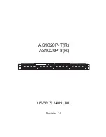 Supermicro AS-1020P-8R User Manual предпросмотр