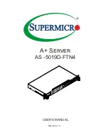 Supermicro AS -5019D-FTN4 User Manual preview