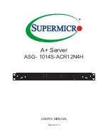 Предварительный просмотр 1 страницы Supermicro ASG-1014S-ACR12N4H User Manual