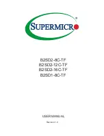 Предварительный просмотр 1 страницы Supermicro B2SD1-8C-TF User Manual