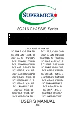 Preview for 1 page of Supermicro CSE-216BA-R920LPB User Manual