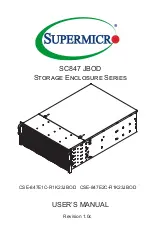 Supermicro CSE-847E1C-R1K23JBOD User Manual preview