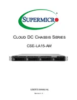 Supermicro CSE-LA15-AW Series User Manual preview