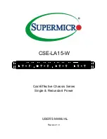 Supermicro CSE-LA15-W User Manual preview