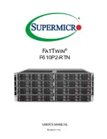 Предварительный просмотр 1 страницы Supermicro FatTwin F610P2-RTN User Manual