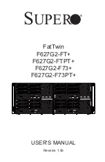 Supermicro FatTwin F627G2-F73+ User Manual предпросмотр