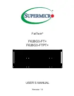 Supermicro FatTwin F628G3-FT+ User Manual предпросмотр