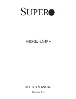 Supermicro H8DGU-LN4F+ User Manual preview