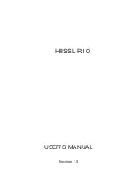 Предварительный просмотр 1 страницы Supermicro H8SSL-R10 User Manual