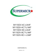 Supermicro M11SDV-4C-LN4F User Manual предпросмотр