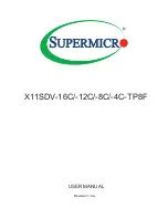 Supermicro MBD-X11SDV-12C-TP8F User Manual preview