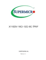 Supermicro MBD-X11SDV-4C-TP8F-B User Manual preview
