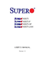 Preview for 2 page of Supermicro MBD-X8STI-F User Manual