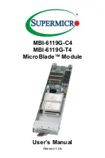 Preview for 1 page of Supermicro MicroBlade MBI-6119G-C4 User Manual