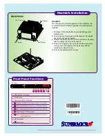 Предварительный просмотр 2 страницы Supermicro P4SC8 Quick Reference