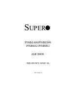 Предварительный просмотр 1 страницы Supermicro P5MMA98 Reference Manual