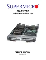 Preview for 1 page of Supermicro SBI-7127RG User Manual