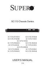 Preview for 1 page of Supermicro SC113TQ-700CB User Manual