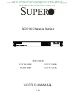 Preview for 1 page of Supermicro SC510 Series User Manual