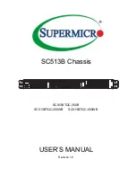 Supermicro SC513B Series User Manual preview