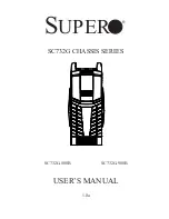 Preview for 1 page of Supermicro SC732G-500B User Manual