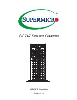 Preview for 1 page of Supermicro SC747 Series User Manual