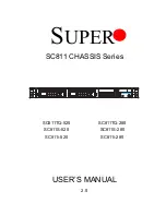 Supermicro SC811i-280 User Manual preview