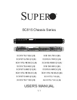 Preview for 1 page of Supermicro SC815S-560B User Manual