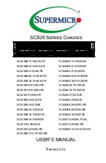 Supermicro SC826 Series User Manual preview