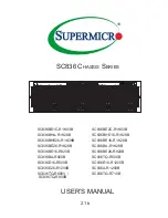 Preview for 1 page of Supermicro SC836A-R1200B User Manual