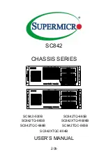Supermicro SC842 Series User Manual preview