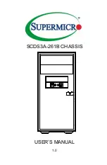 Preview for 1 page of Supermicro SCDS3A-261B User Manual