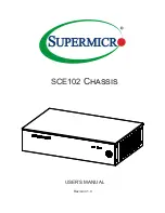 Supermicro SCE102 User Manual preview