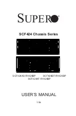 Supermicro SCF424 Series User Manual предпросмотр