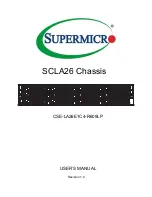 Preview for 1 page of Supermicro SCLA26 User Manual